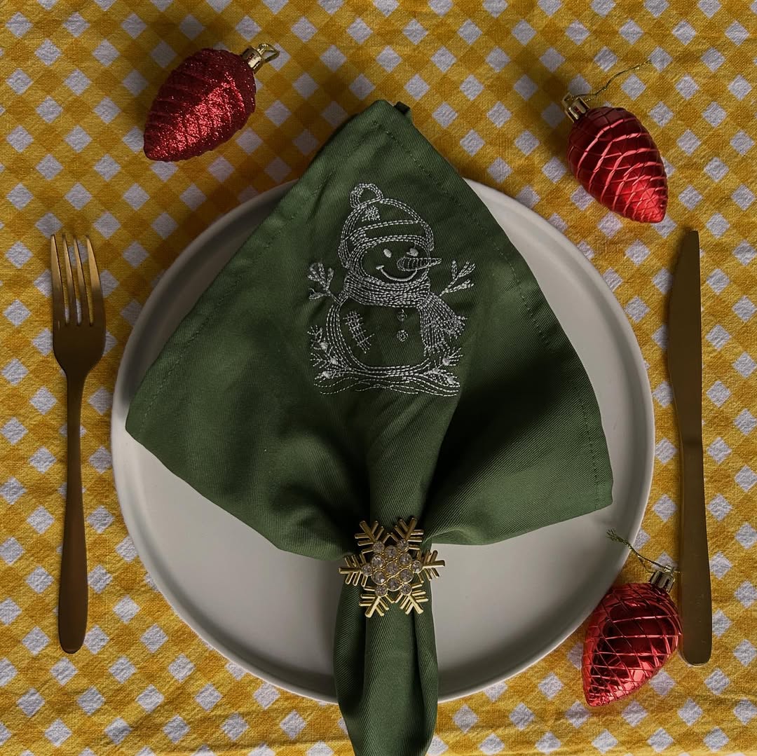 Serviette de table de Noël